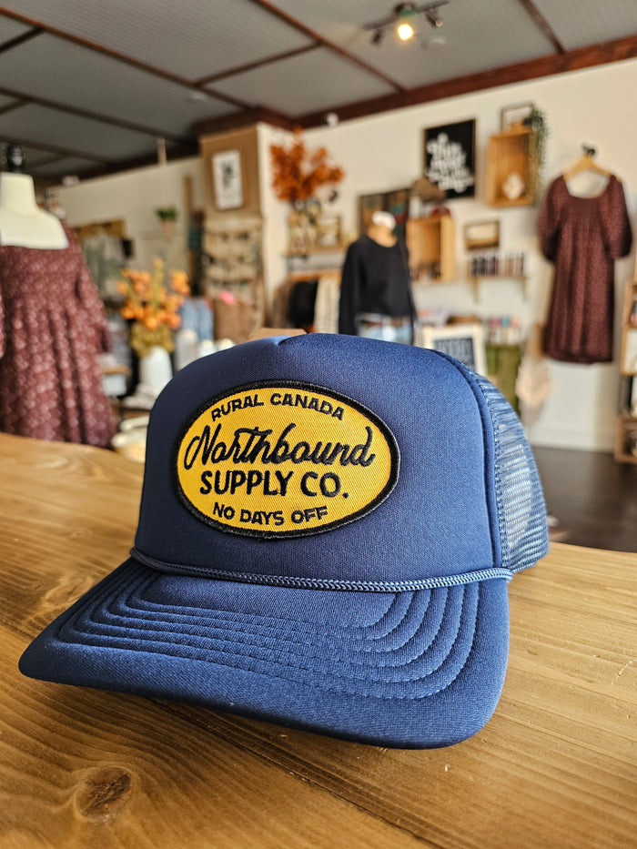 Northbound Supply Co No Days Off Trucker Hat