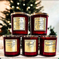 Ebony & Ivory Candles - Christmas