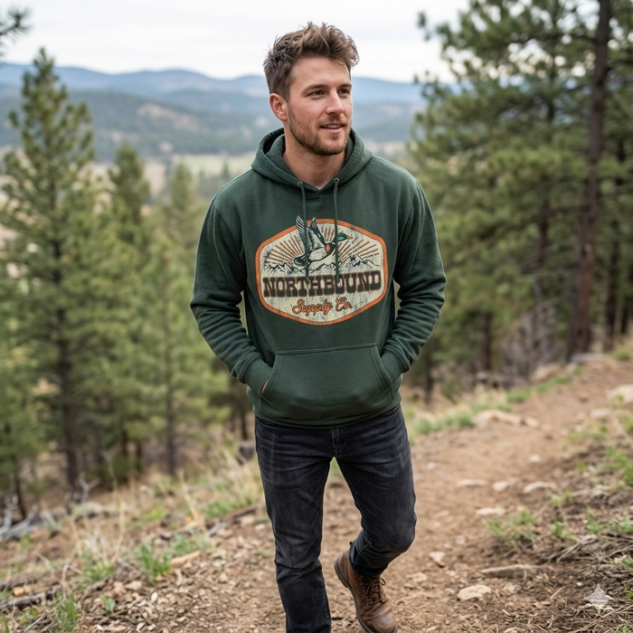Northbound Supply And Co Flying Duck Hoodie