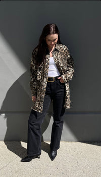 Brunette The Label Shania Jacket-Leopard