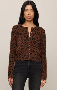 Z Supply Medina Cardigan - Leopard