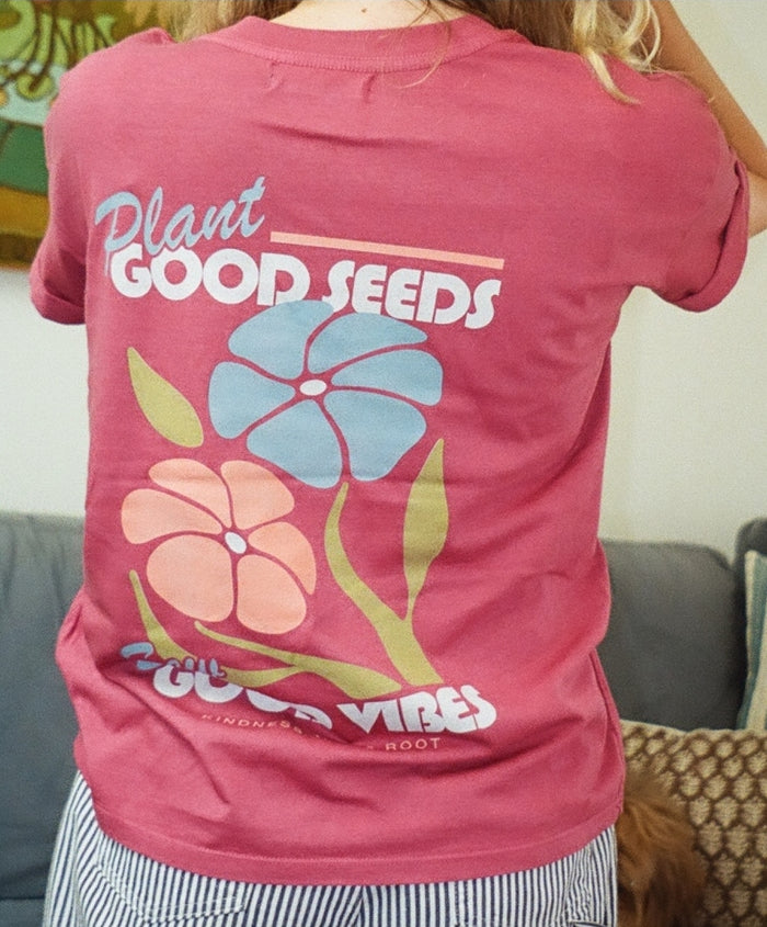 Girl Dangerous Plant Good Seeds Tee
