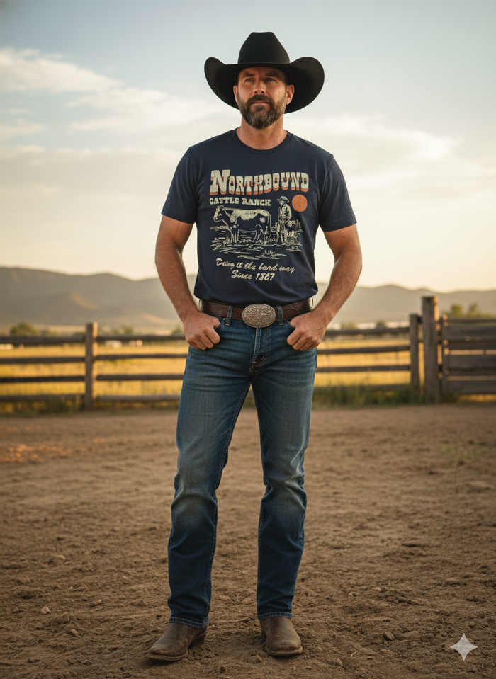 Northbound Supply Co Cattle Ranch Tee