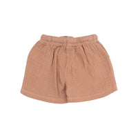 Angel Baby Shorts - Solid Muslin - Camel