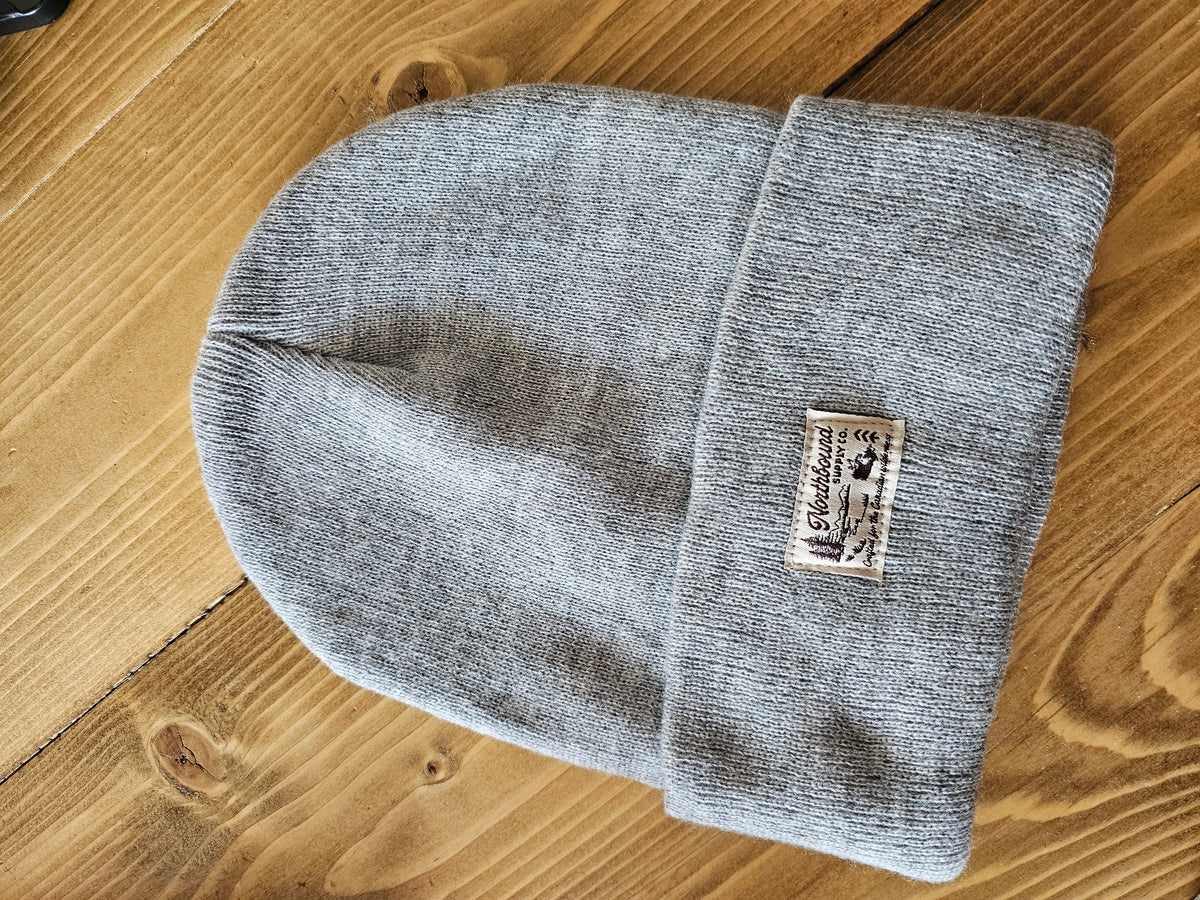 Northbound Supply Co- Canadian Wilderness Label Chunky Knit Beanie