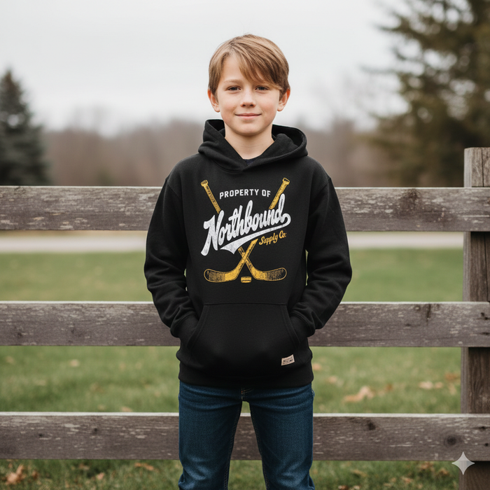 Northbound Supply Co Property of Kids Hoodie