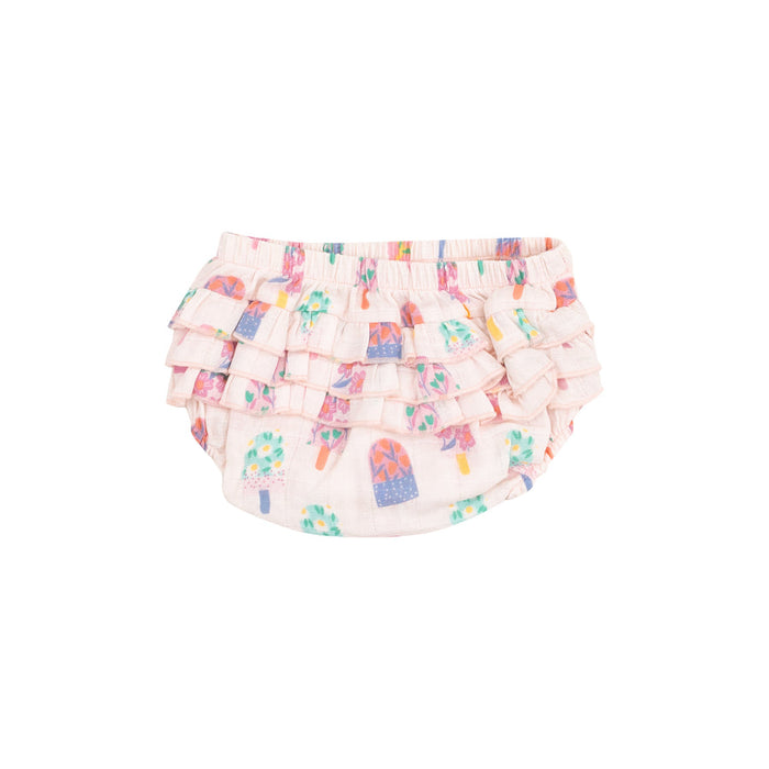 Sundress and Diaper Cover-Floral Popsicles