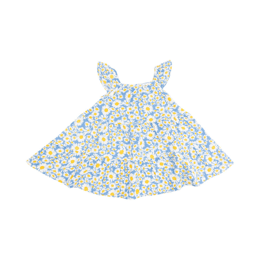 Angel Dear Twirly Sundress - Shasta Daisy