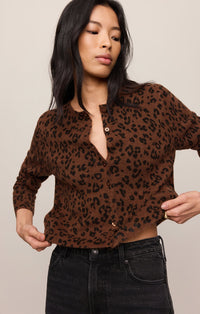 Z Supply Medina Cardigan - Leopard