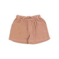 Angel Baby Shorts - Solid Muslin - Camel