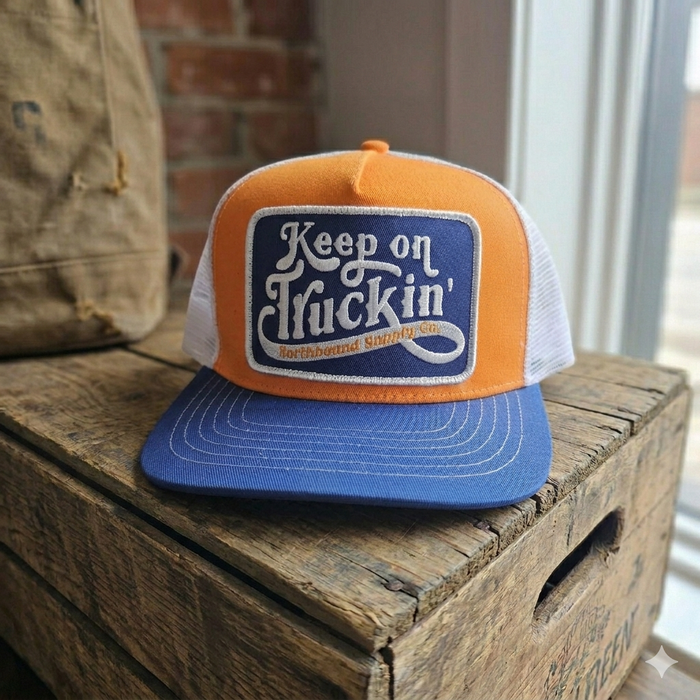 Northbound Supply Co Keep On Truckin Trucker Hat