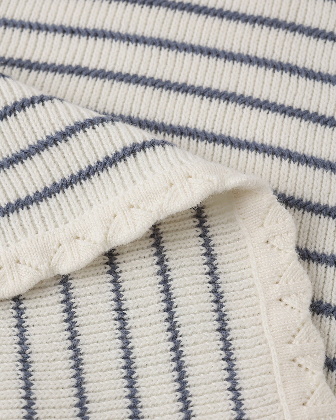Rylee & Cru Knit Vest - Marine Stripe