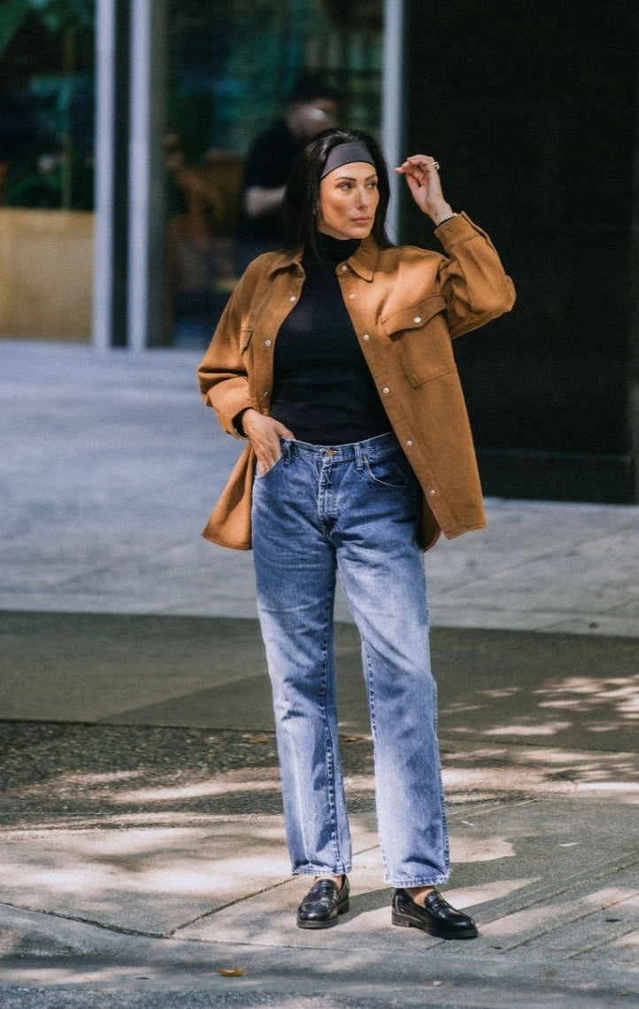 Brunette The Label Shania Jacket-Chesnut