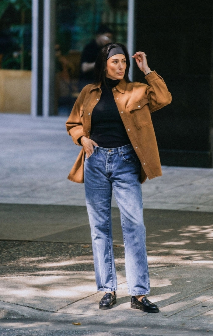 Brunette The Label Shania Jacket-Chesnut
