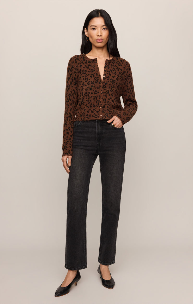 Z Supply Medina Cardigan - Leopard