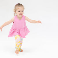 Angel Dear Tank Peplum Top + Baby Bells - Sunny Dahlias