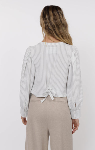 Sage the Label Old Soul Back Detail Button Down Shirt