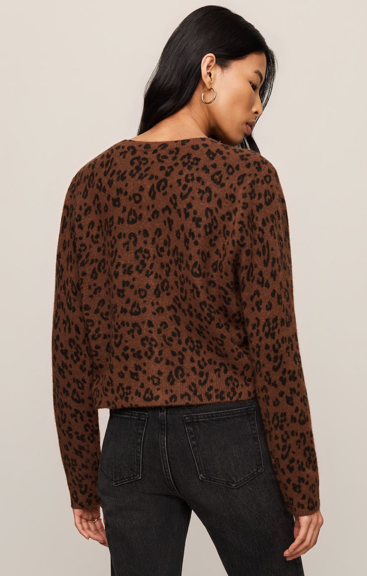 Z Supply Medina Cardigan - Leopard
