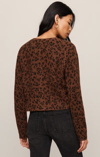 Z Supply Medina Cardigan - Leopard