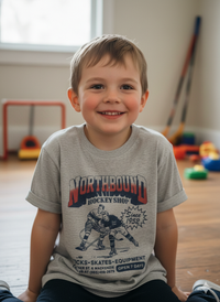 Northbound Supply Co Kids Hockey Shop T Shirt