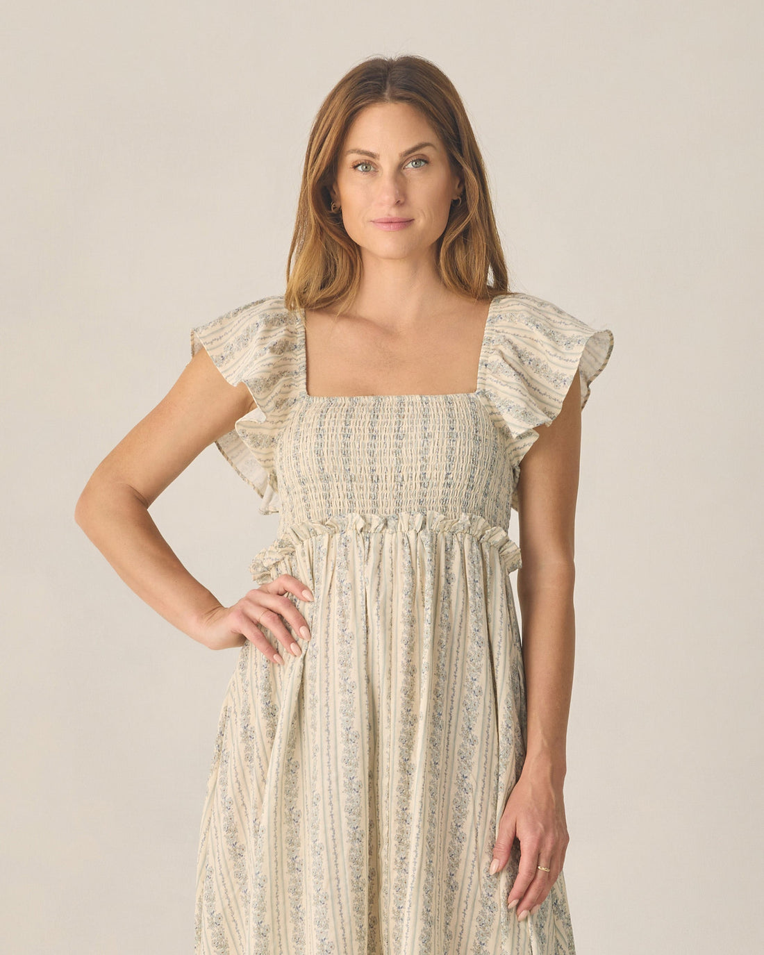 Rylee & Cru Francesca Dress - Blue Floral