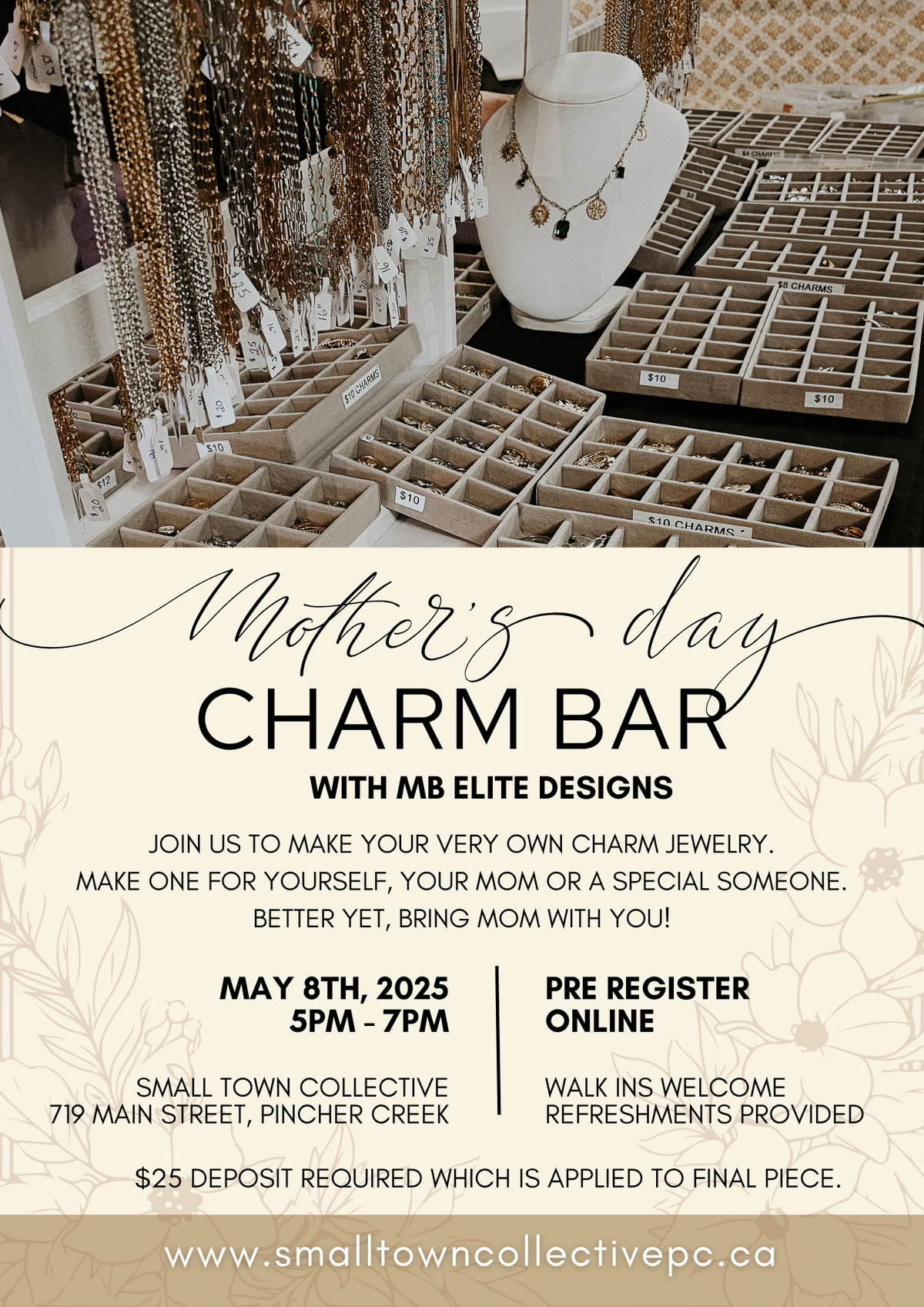 Mother's Day Charm Jewelry Pop Up