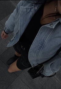 Brunette the Label Christine Bomber Jacket