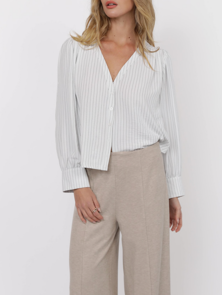 Sage the Label Old Soul Back Detail Button Down Shirt