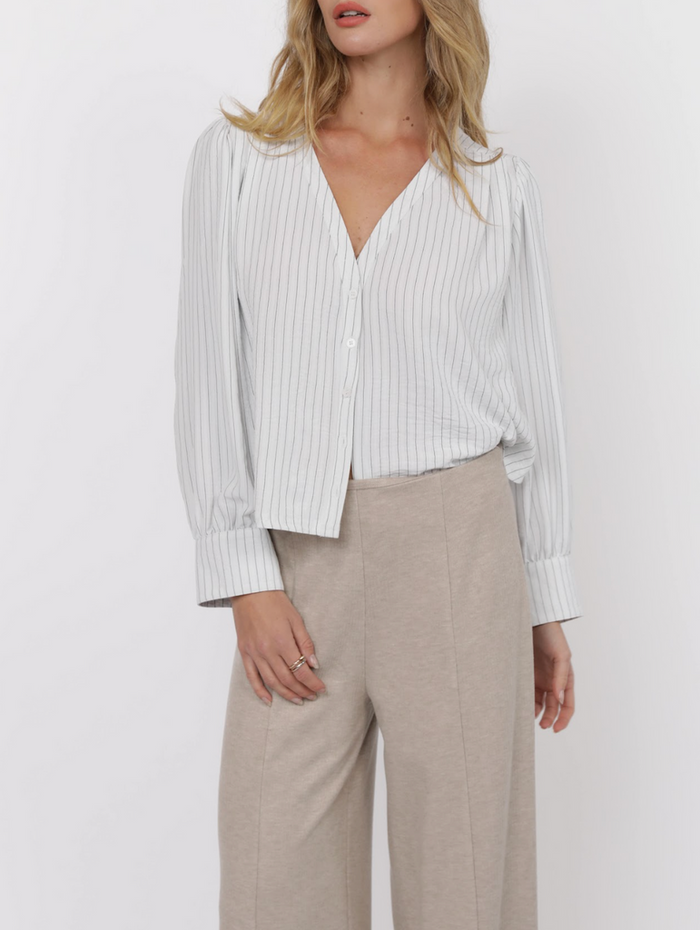 Sage the Label Old Soul Back Detail Button Down Shirt