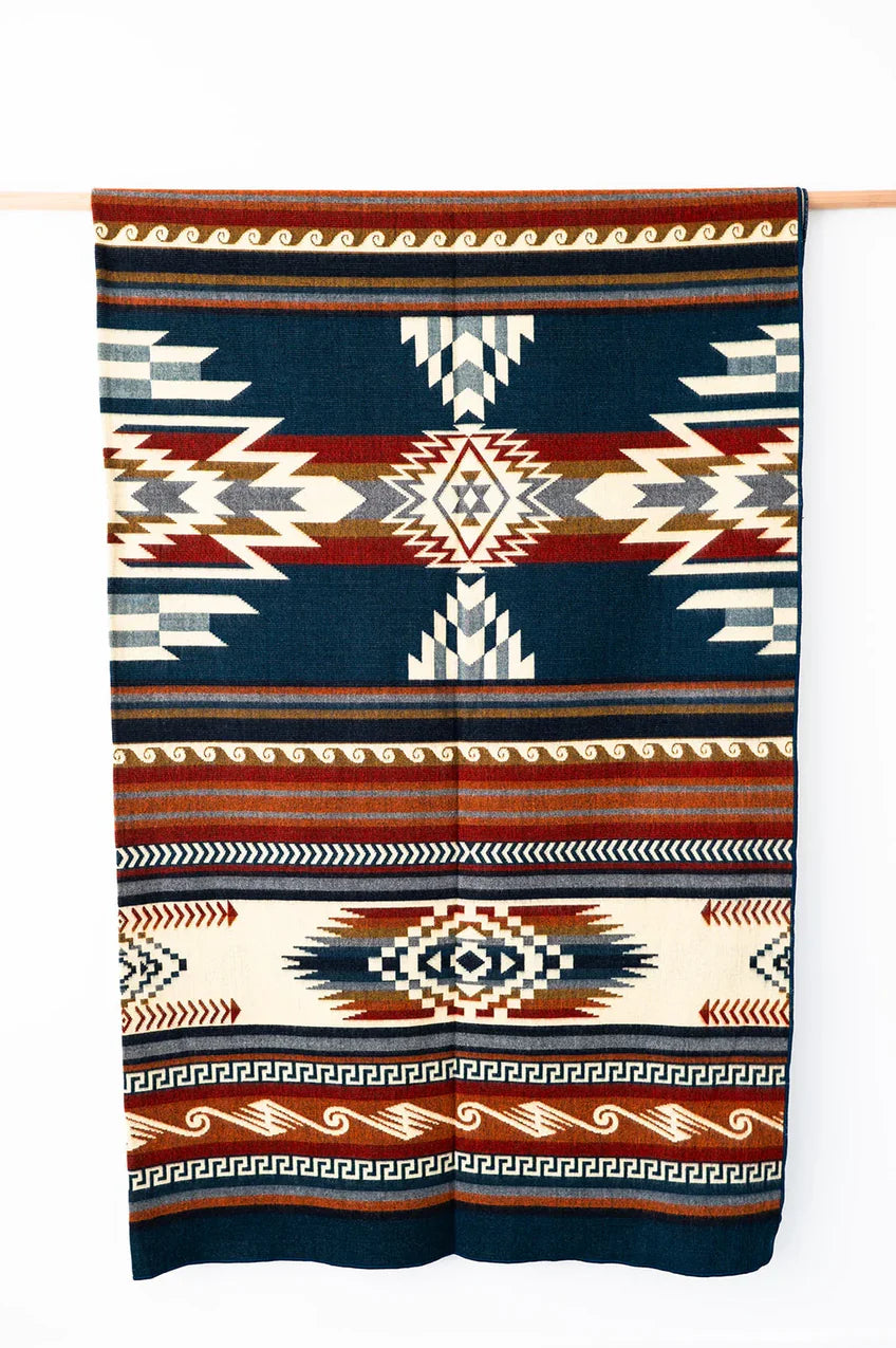 Heart Print Threads Blankets - Queen