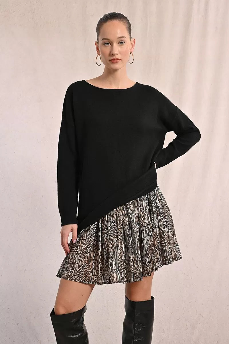 Molly Bracken Straight Knit Sweater