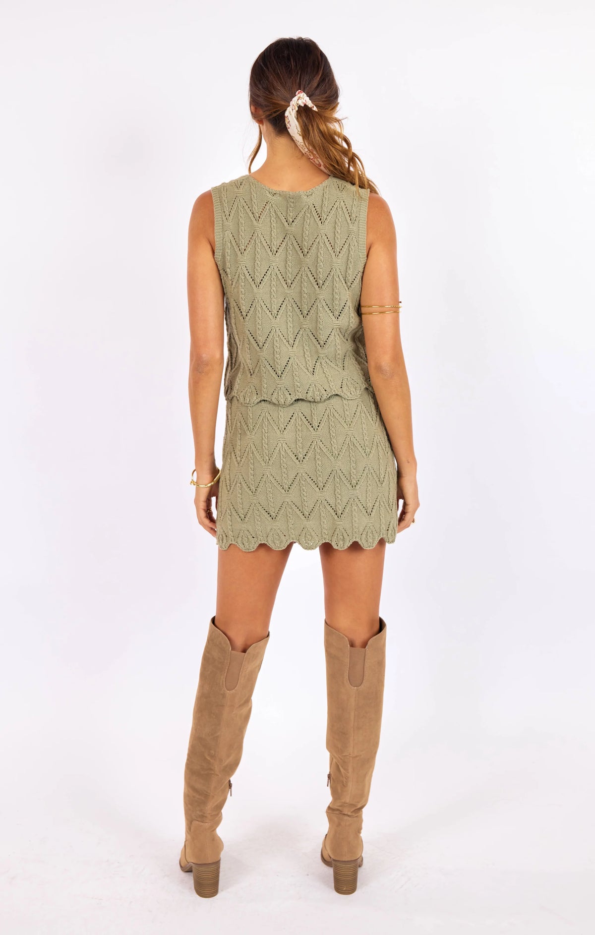 Sage the Label Succulent Sweater Tank