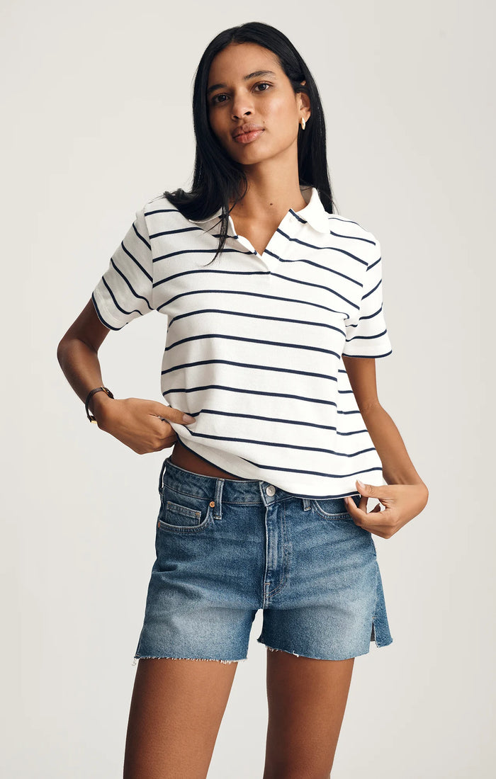 Mavi Heidi Shorts-Dark Used Classic Blue