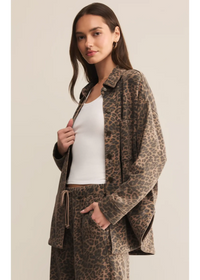Z Supply All Day Leopard Jacket