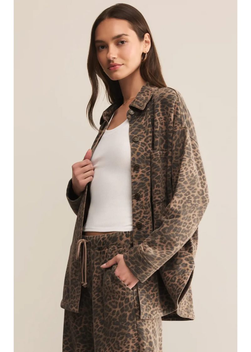Z Supply All Day Leopard Jacket