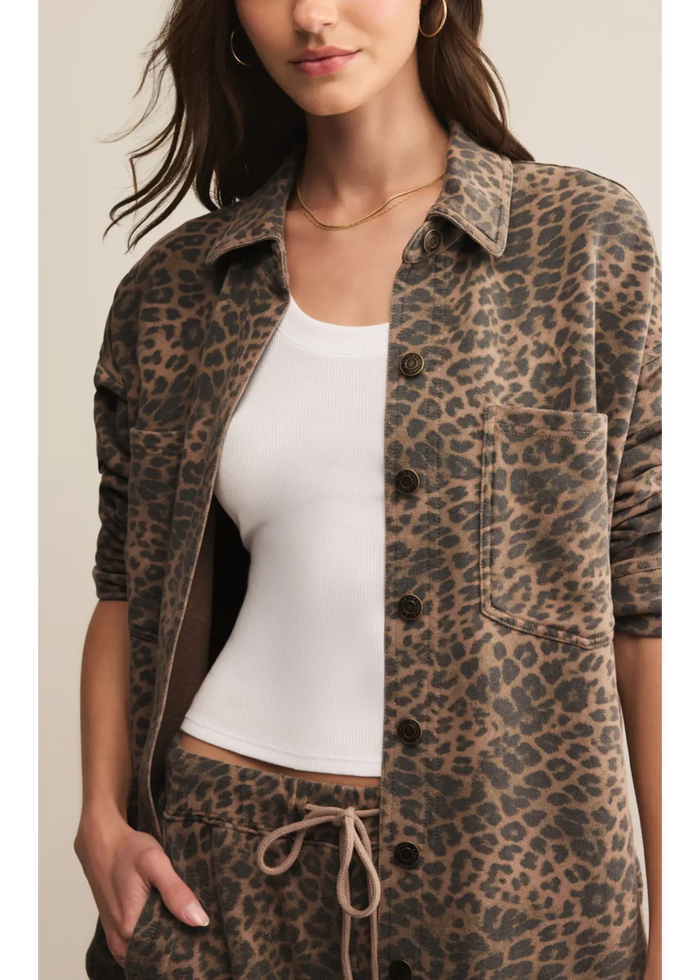 Z Supply All Day Leopard Jacket