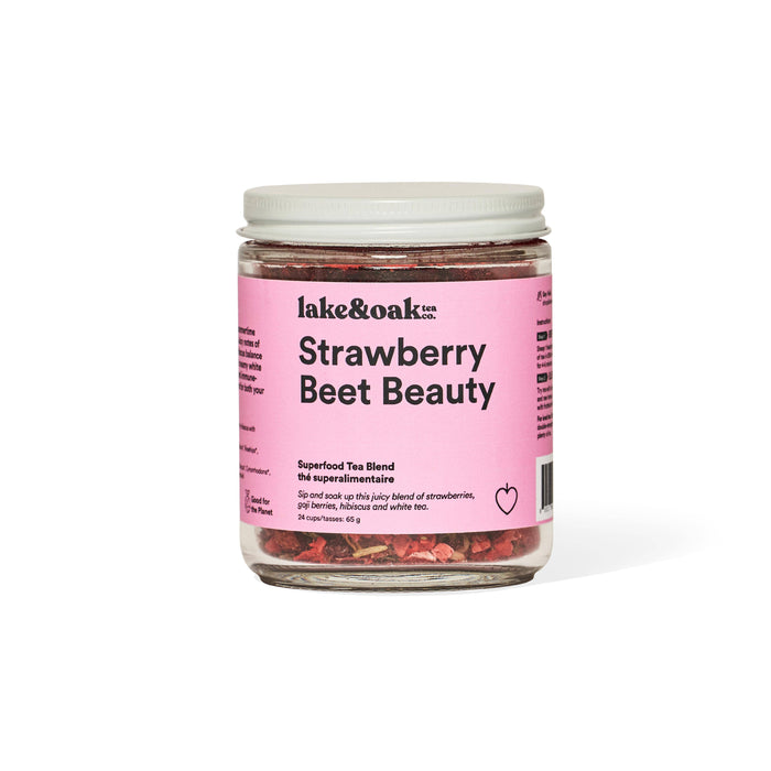 Lake & Oak Tea Co. - Strawberry Beet Beauty- Superfood Tea Blend