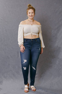 Jennifer Mid Rise Skinny - Plus