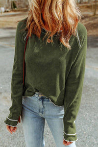 The Jackson Knit Top - Green
