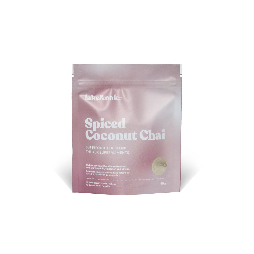 Lake & Oak Tea Co. - Spiced Coconut Chai - Superfood Tea Blend