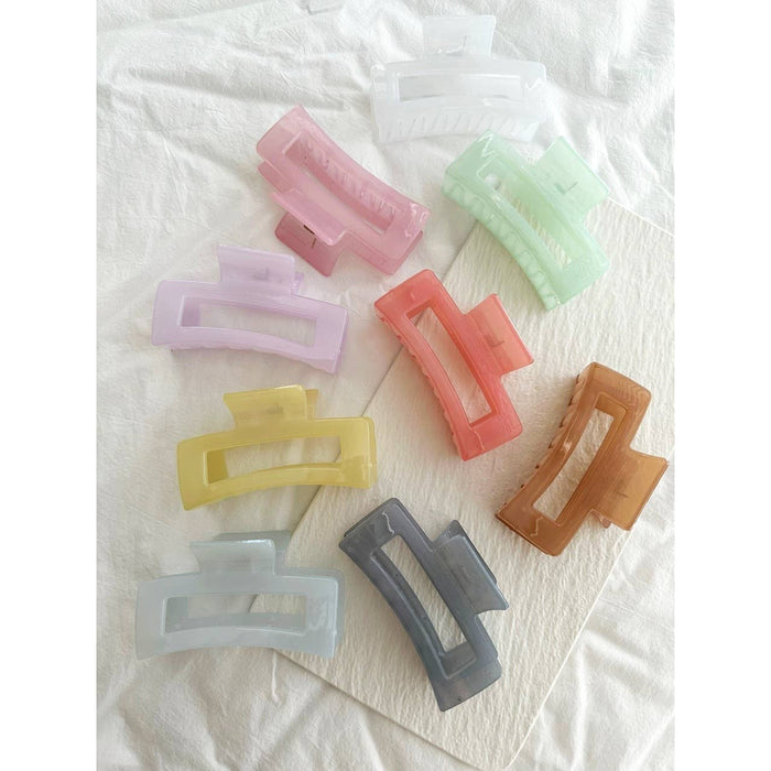 Jelly Hair Claw Clips - Assorted Colors