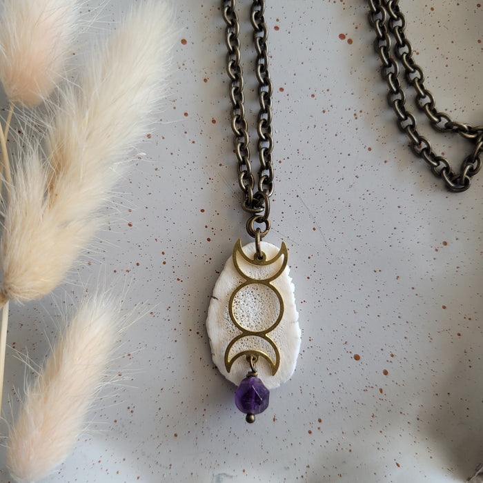 Ashvale Coulee Designs Antler Necklaces