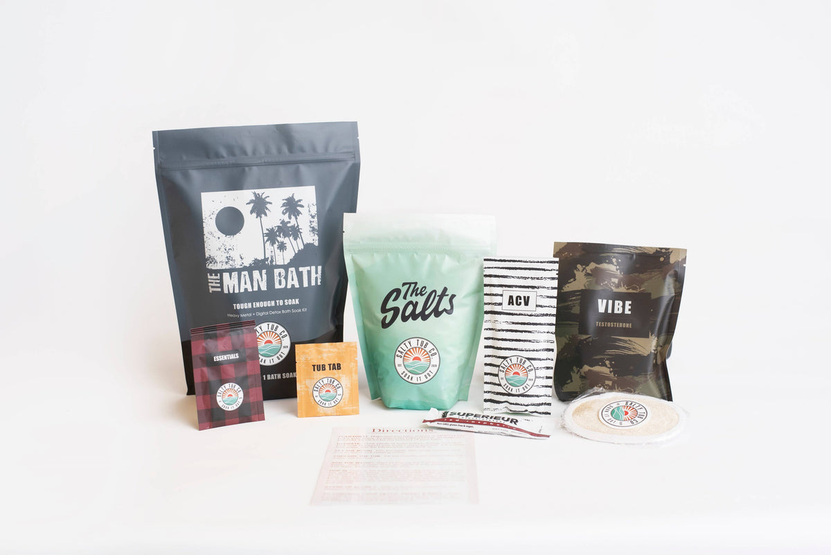 Salty Tub Co. - The Man Bath Detox Bath Kit