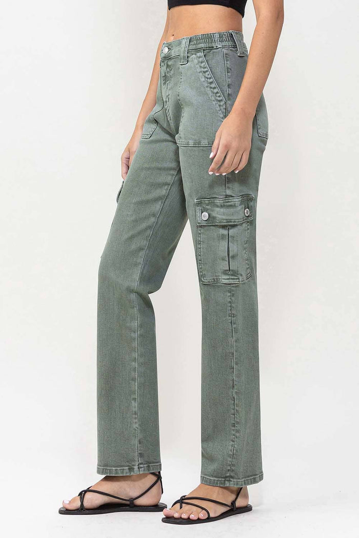 Cargo Patch Pocket Jeans