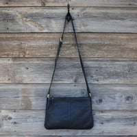 Steel & Clover - Clairmont Leather Crossbody Bag - Black