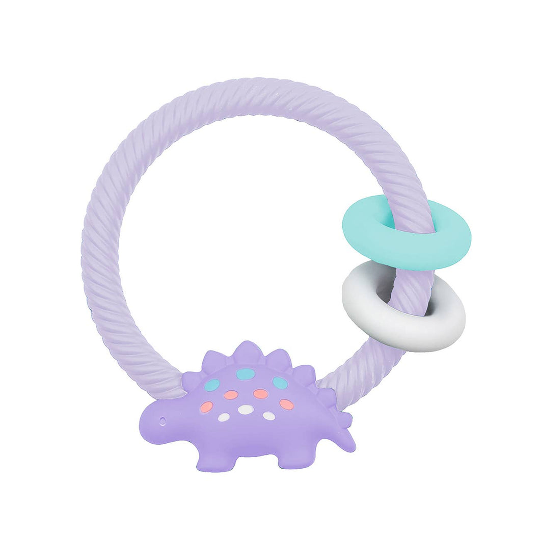Ritzy Rattle™ Silicone Teether Rattle Dino
