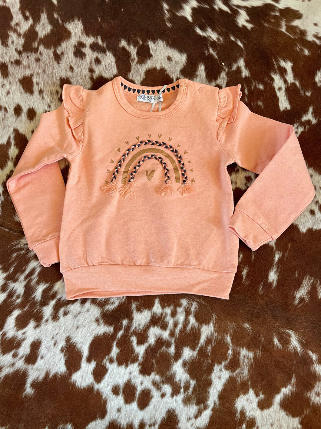 Sari Pink Rainbow Sweater