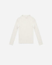 Load image into Gallery viewer, Rylee and Cru Ribbed Long Sleeve Tee- Ivory
