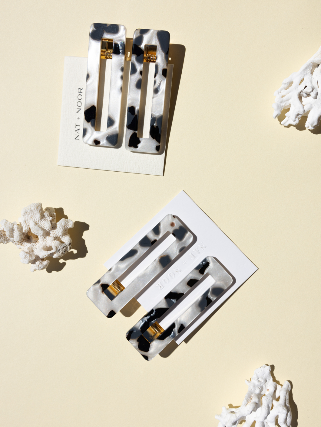 Nat & Noor Tortoise Duo Hair Clips