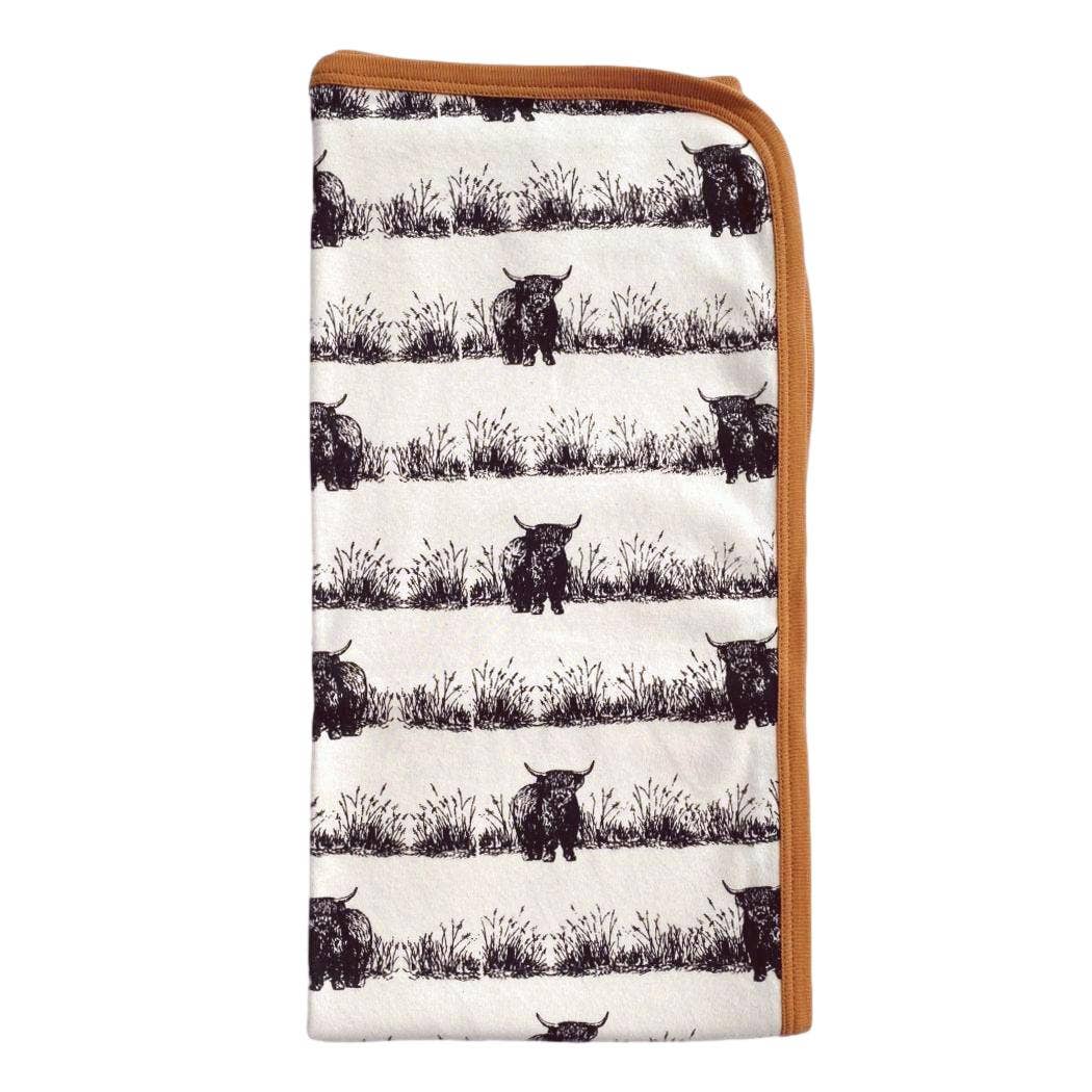 Hairy Coo Swaddle Blanket